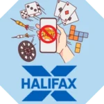 halifax gambling block logo