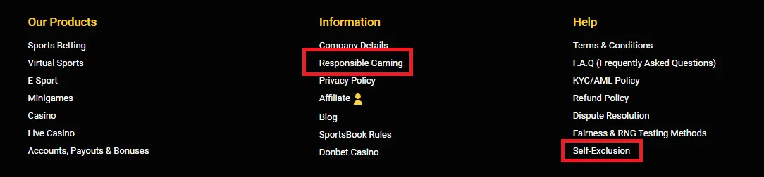 responsible gambling not on gamstop