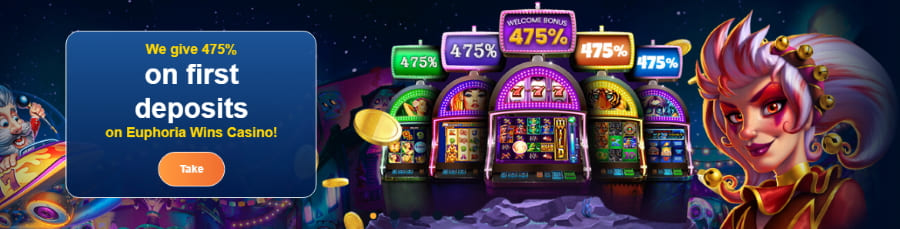 Euphoria Wins Casino welcome bonus