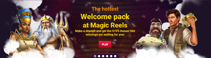 Magic Reels Casino welcome bonus