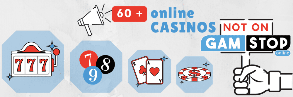 non Gamstop casinos - more than 60 casinos not on gamstop selected by our specialists