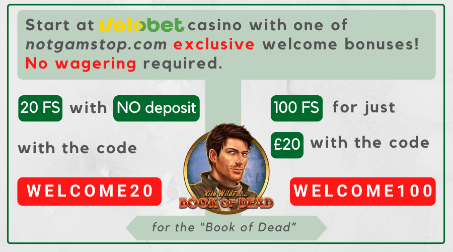 exclusive bonus from velobet for notgamstop.com